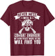 Combat Engineering Badge US Military Combat Engineer T-Shirt - T-Shirt | Maroon