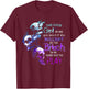 The Good Girl In Me Got Tired Of The Bullshit Skull T-Shirt - T-Shirt | Maroon