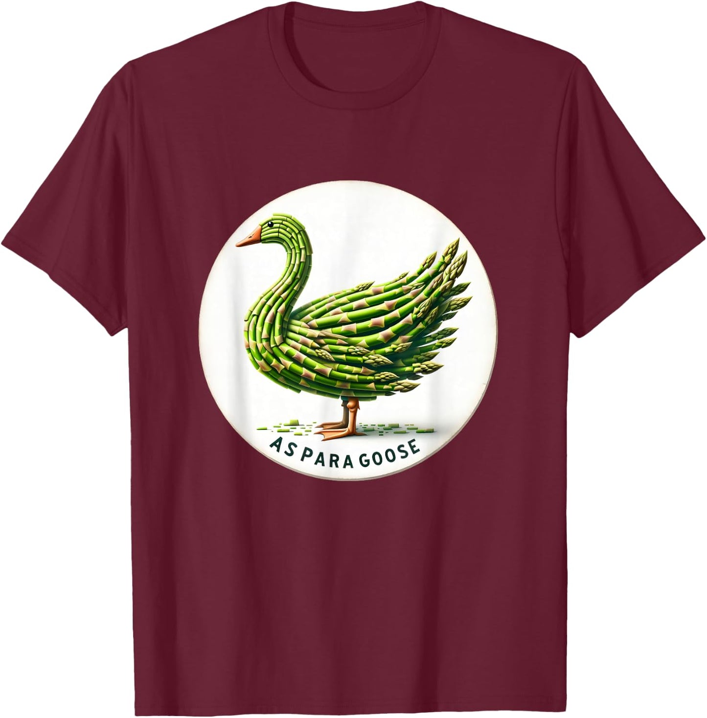Asparagus Veggie Pun Dedign For Foodies And Garden Lovers T-Shirt - T-Shirt | Maroon