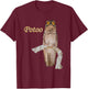 Potoo Bird Photo Funny Eyes T-Shirt - T-Shirt | Maroon