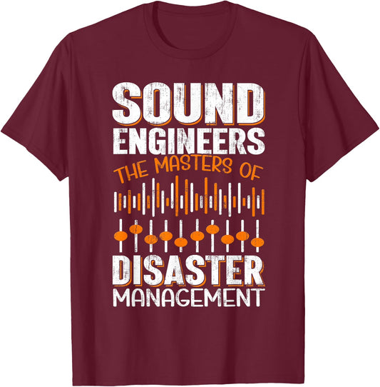 Sound Guy Sound Engineer Audio Engineer T-Shirt - T-Shirt | Maroon