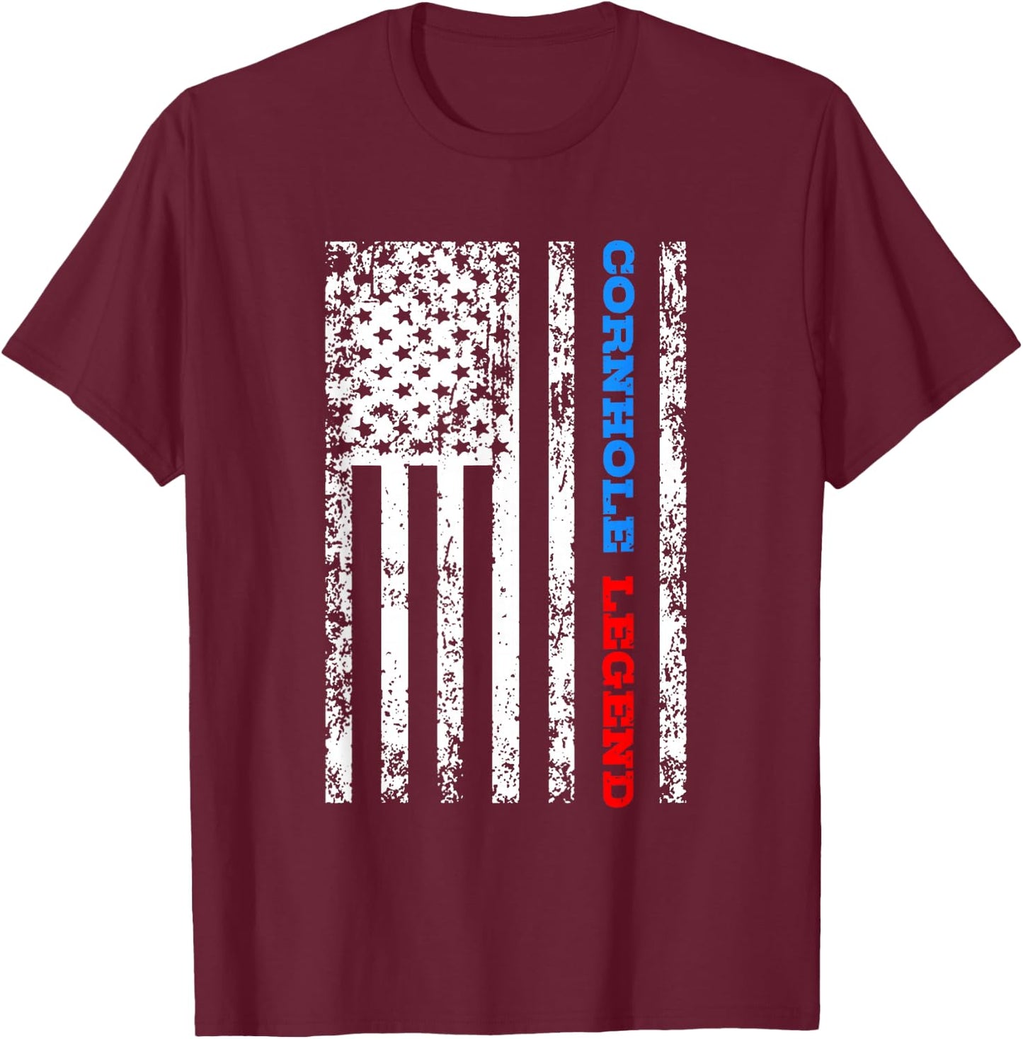 Cornhole Champion Bean Bag Corn Hole Toss Gift T-Shirt - T-Shirt | Maroon