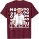 Cowser Moooo The Milkman T-Shirt - T-Shirt | Maroon
