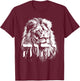 YHWH Hebrew Israelite Lion Of Judah Tribe Jew Jewish Yahweh T-Shirt - T-Shirt | Maroon