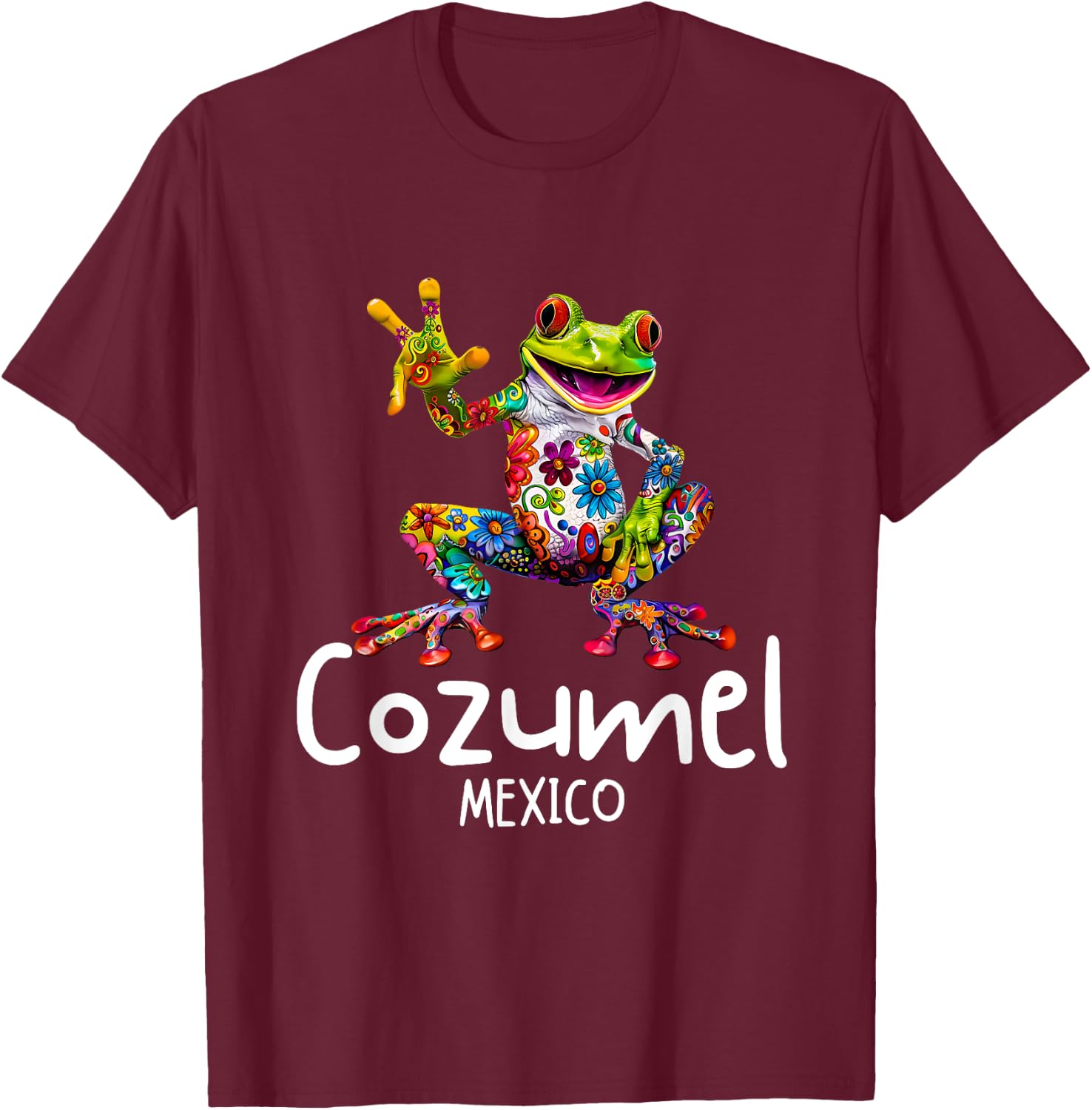 Cozumel Mexico Souvenir / Cozumel T-Shirt - T-Shirt | Maroon