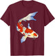 Koi Fish Funny Japanese Chinese Carp Breeder Men Women Gifts T-Shirt - T-Shirt | Maroon