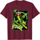 Marvel X-Men Rogue Taking Flight Epic Shot T-Shirt - T-Shirt | Maroon