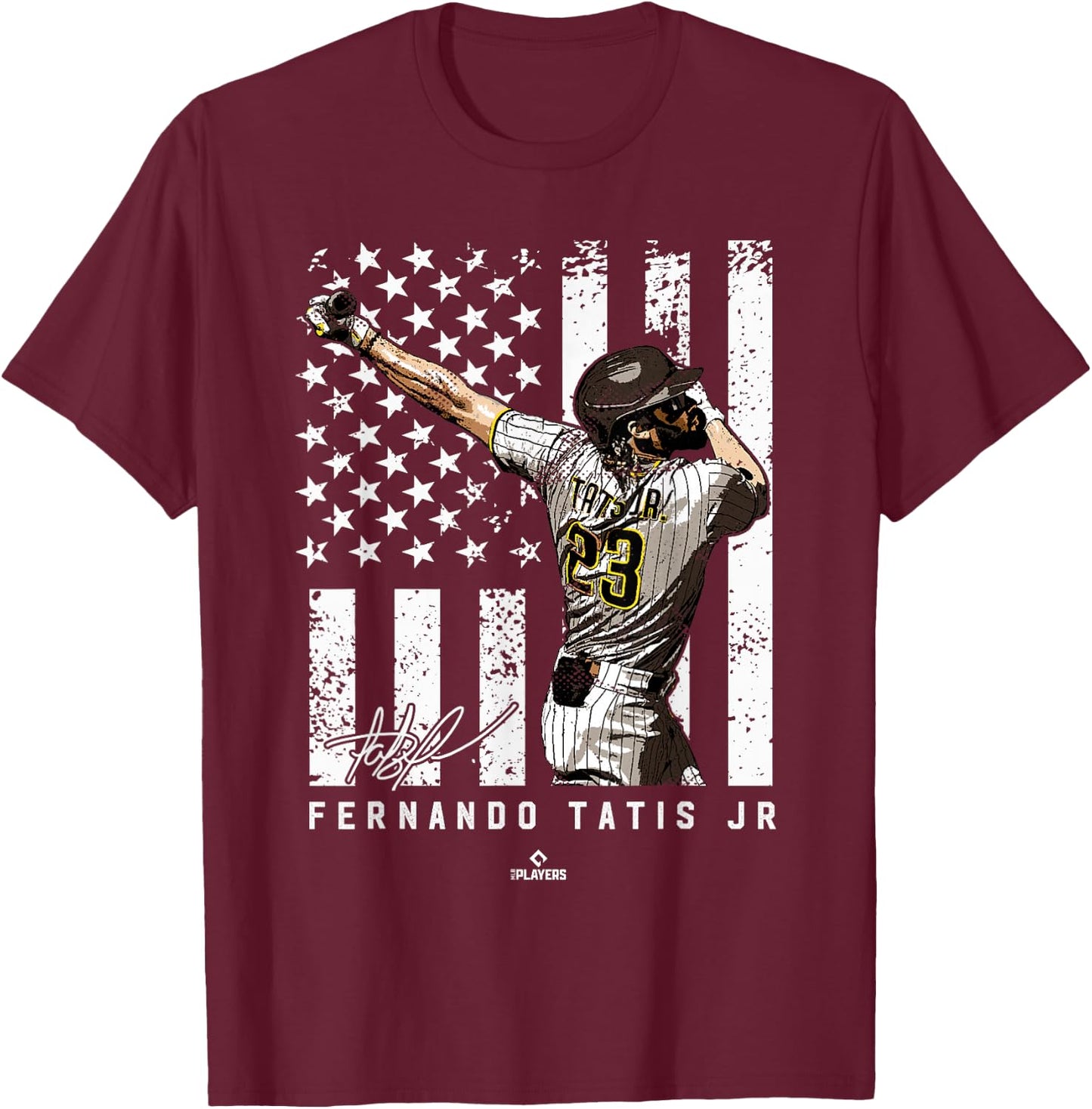Show Your Pride Fernando Tatis Jr San Diego MLBPA T-Shirt - T-Shirt | Maroon