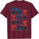 Transformers How To Transform Schematic T-Shirt - T-Shirt | Maroon