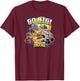 Hot Wheels - Monster Trucks Go Big T-Shirt - T-Shirt | Maroon