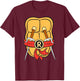 Teenage Mutant Ninja Turtles - Raphael Shell T-Shirt - T-Shirt | Maroon