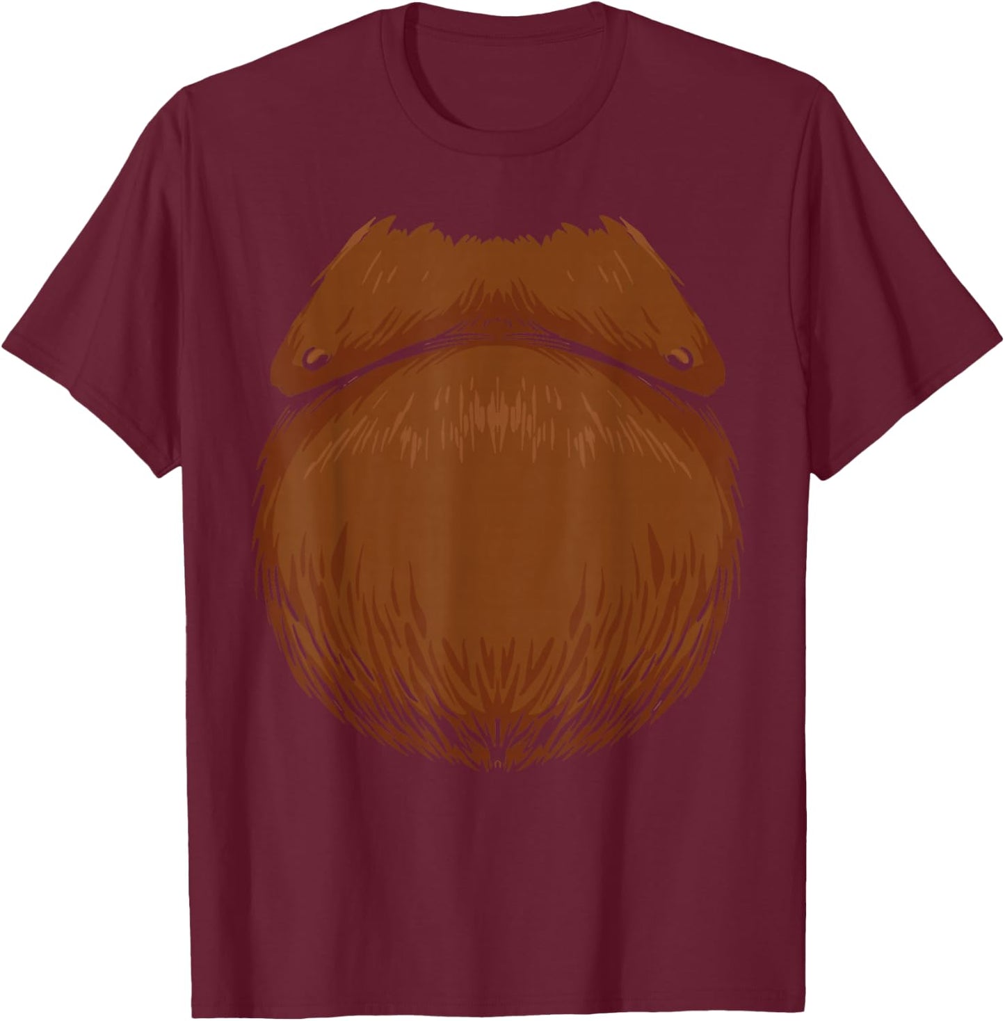 Funny Orangutan Costume meme funny Uh Oh Stinky monkey T-Shirt - T-Shirt | Maroon