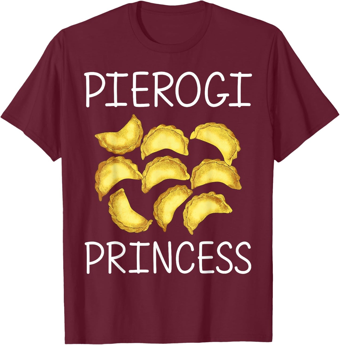 Cool Pierogi For Girls Kid Polish Food Dumpling Squad Poland T-Shirt - T-Shirt | Maroon