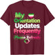 Funny Abrosexual T-Shirt - T-Shirt | Maroon