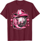 Western Cowgirl Rodeo Disco Retro Bachelorette Party T-Shirt - T-Shirt | Maroon