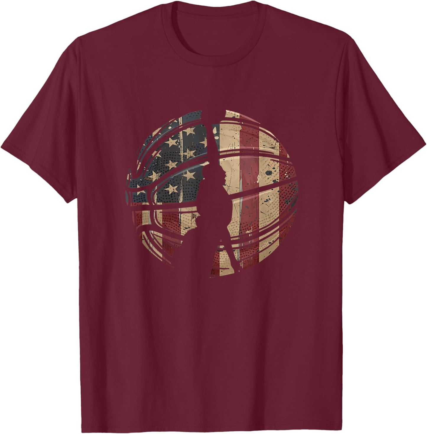 Basketball Apparel - Basketball T-Shirt - T-Shirt | Maroon