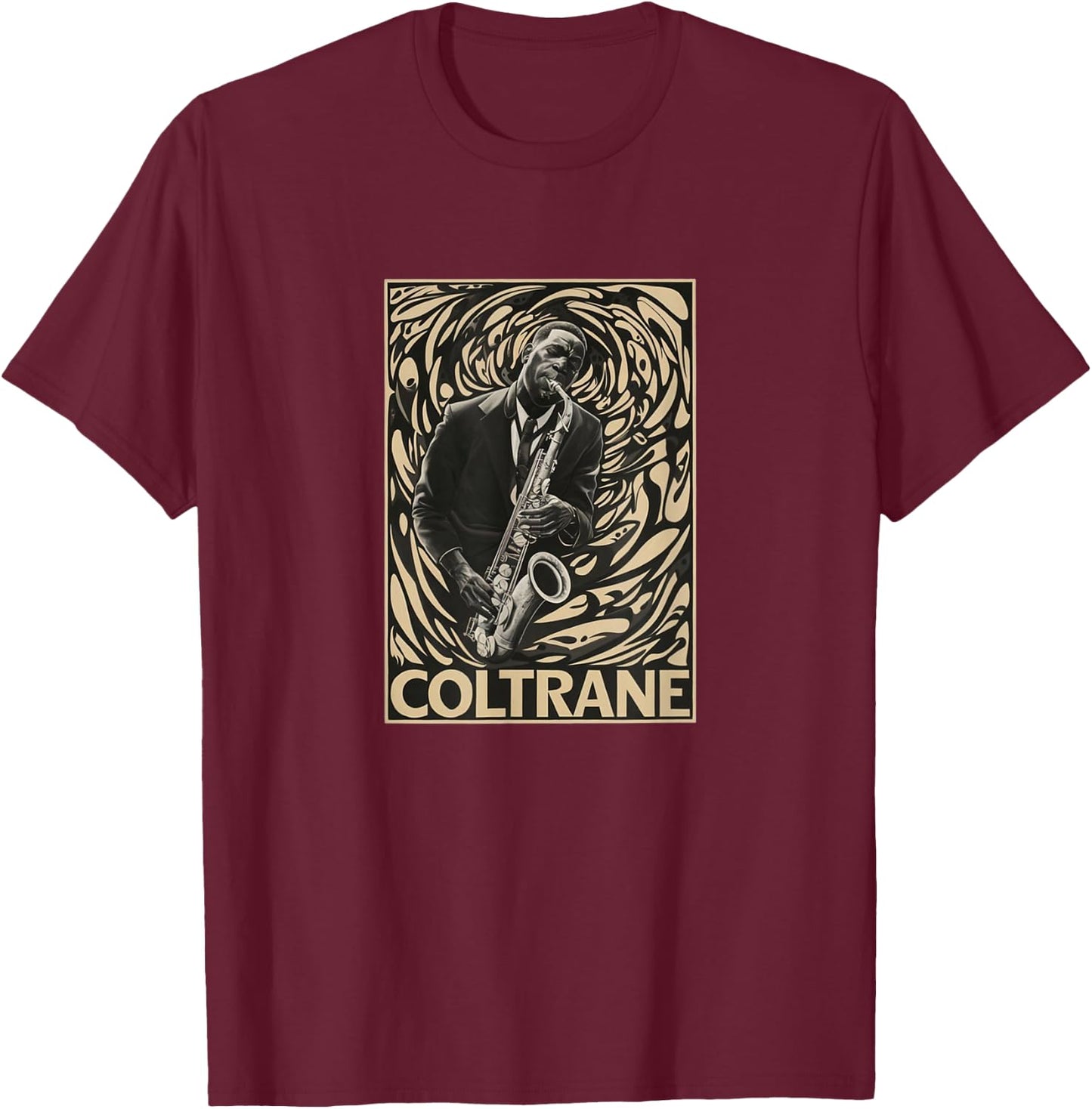 Yes, I Speak Coltrane - Jazz Music Lover T-Shirt - T-Shirt | Maroon