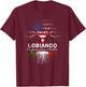 LoBianco Italian Family Name Italian Roots T-Shirt - T-Shirt | Maroon