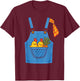 Farmer Costume Halloween Simple Cute Farm Women Men Kids T-Shirt - T-Shirt | Maroon