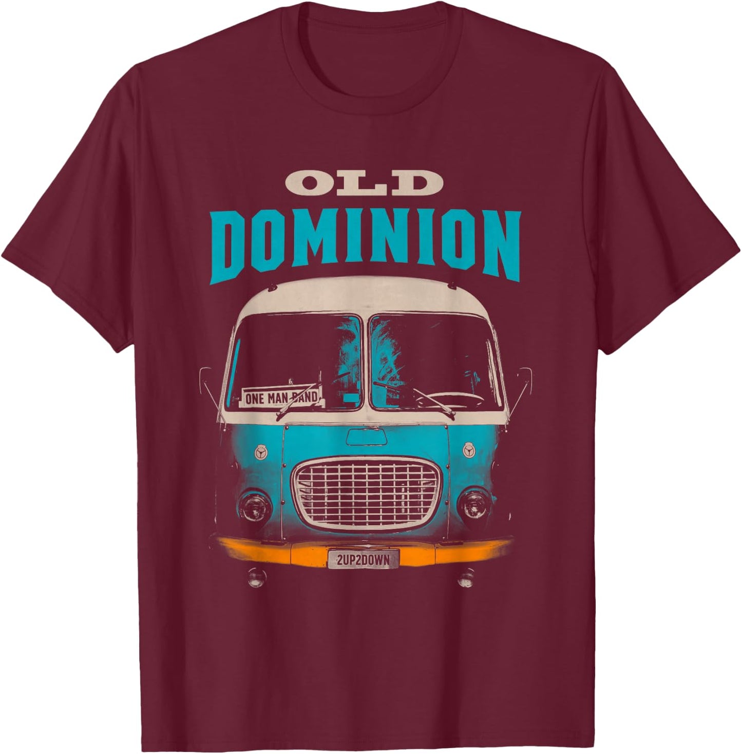 Old Dominion Tour Bus T-Shirt - T-Shirt | Maroon