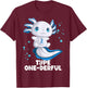 Axolotl Type One Diabetes Awareness Type Onederful T1D T-Shirt - T-Shirt | Maroon