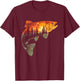Fishing, Trout, Fly Fishing, Angler Fisherman, Nature Forest T-Shirt - T-Shirt | Maroon