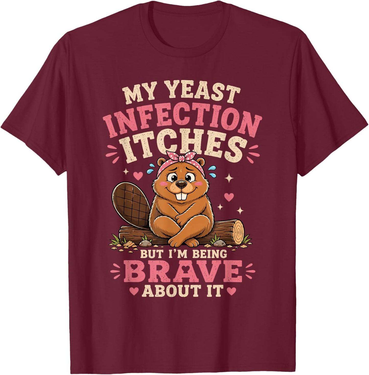 Funny Embarrassing Inappropriate Women's Shirts Crude Cruise T-Shirt - T-Shirt | Maroon