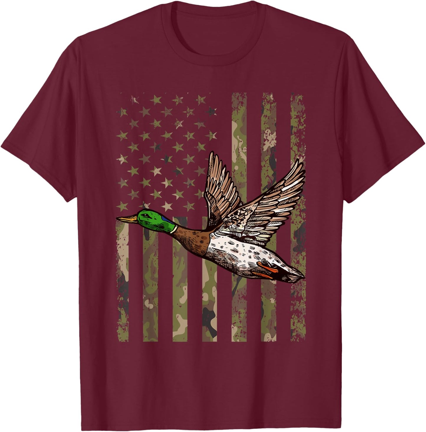 Duck Hunting Design Women Goose Hunt Duck Hunter T-Shirt - T-Shirt | Maroon