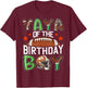 Yaya Of The Birthday Boy Game Day Football T-Shirt - T-Shirt | Maroon