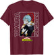 My Hero Academia Tomura Shigaraki Anime T-Shirt - T-Shirt | Maroon