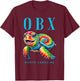 OBX North Carolina Smiling Tie Dye Sea Turtle T-Shirt - T-Shirt | Maroon