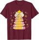 Christmas Pencil Tree Teacher Crayon Tree Light Students T-Shirt - T-Shirt | Maroon