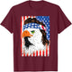 4th of July eagle costume shirt men women kids outfit T-Shirt - T-Shirt | Maroon