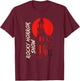 Rocky Horror Show Castle Silhouette T-Shirt - T-Shirt | Maroon