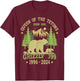 Queen Of The Tetons Grizzly 399 National Park 1996-2024 T-Shirt - T-Shirt | Maroon