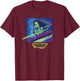 Marvel Guardians of the Galaxy Vol. 3 Vintage Cosmic Gamora T-Shirt - T-Shirt | Maroon