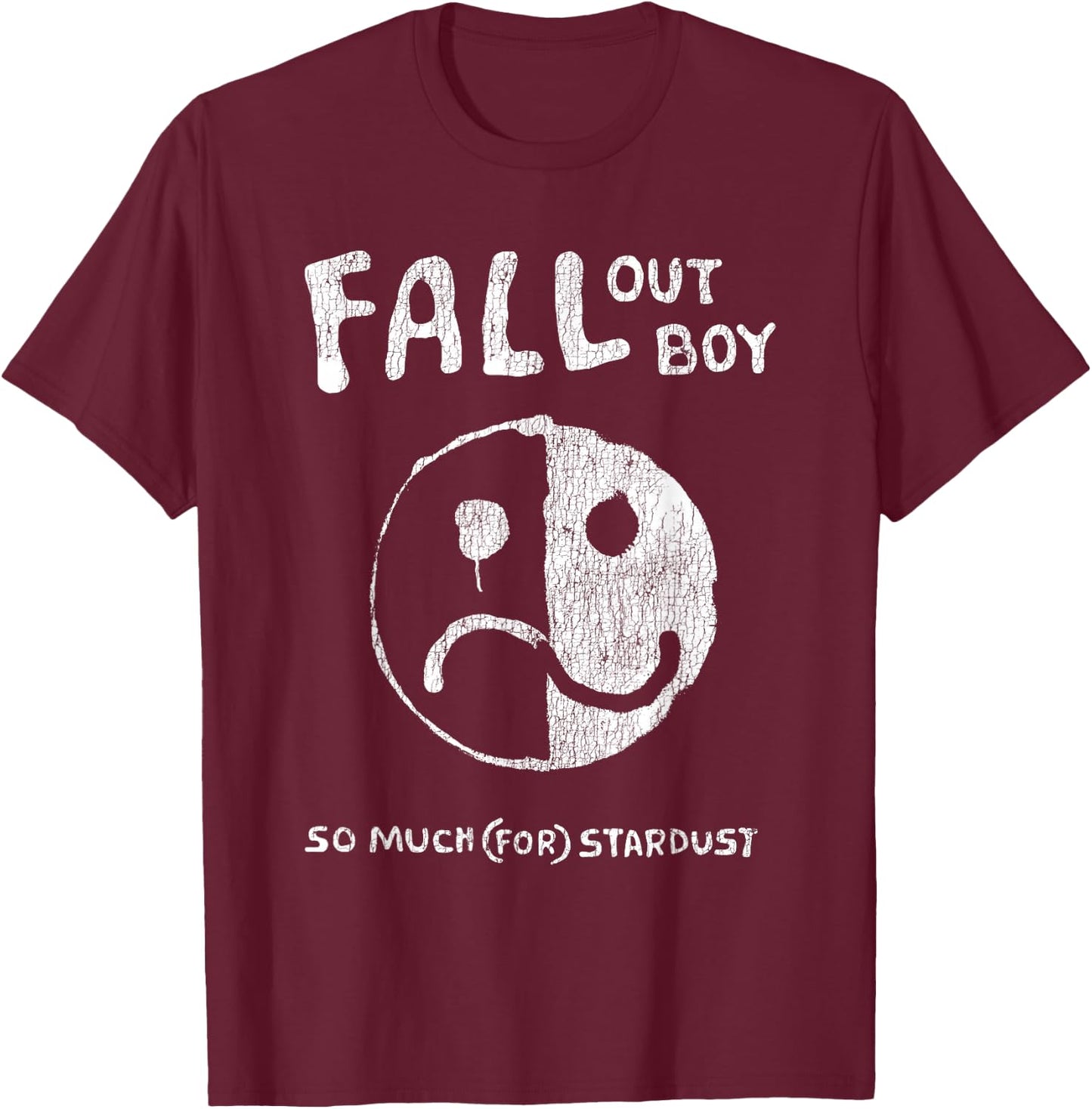 Fall Out Boy - Smile Frown T-Shirt - T-Shirt | Maroon