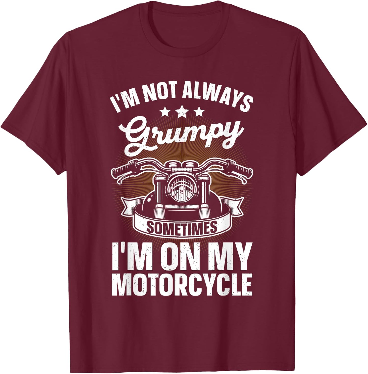 Motorcycle Rider Art Women Dad Motorcycle Bike Lover T-Shirt - T-Shirt | Maroon