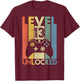 Level 13 Unlocked Shirt Funny Video Gamer 13th Birthday Gift T-Shirt - T-Shirt | Maroon