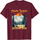 Vintage Mount Rainier National Park Souvenir Hiking T-Shirt - T-Shirt | Maroon
