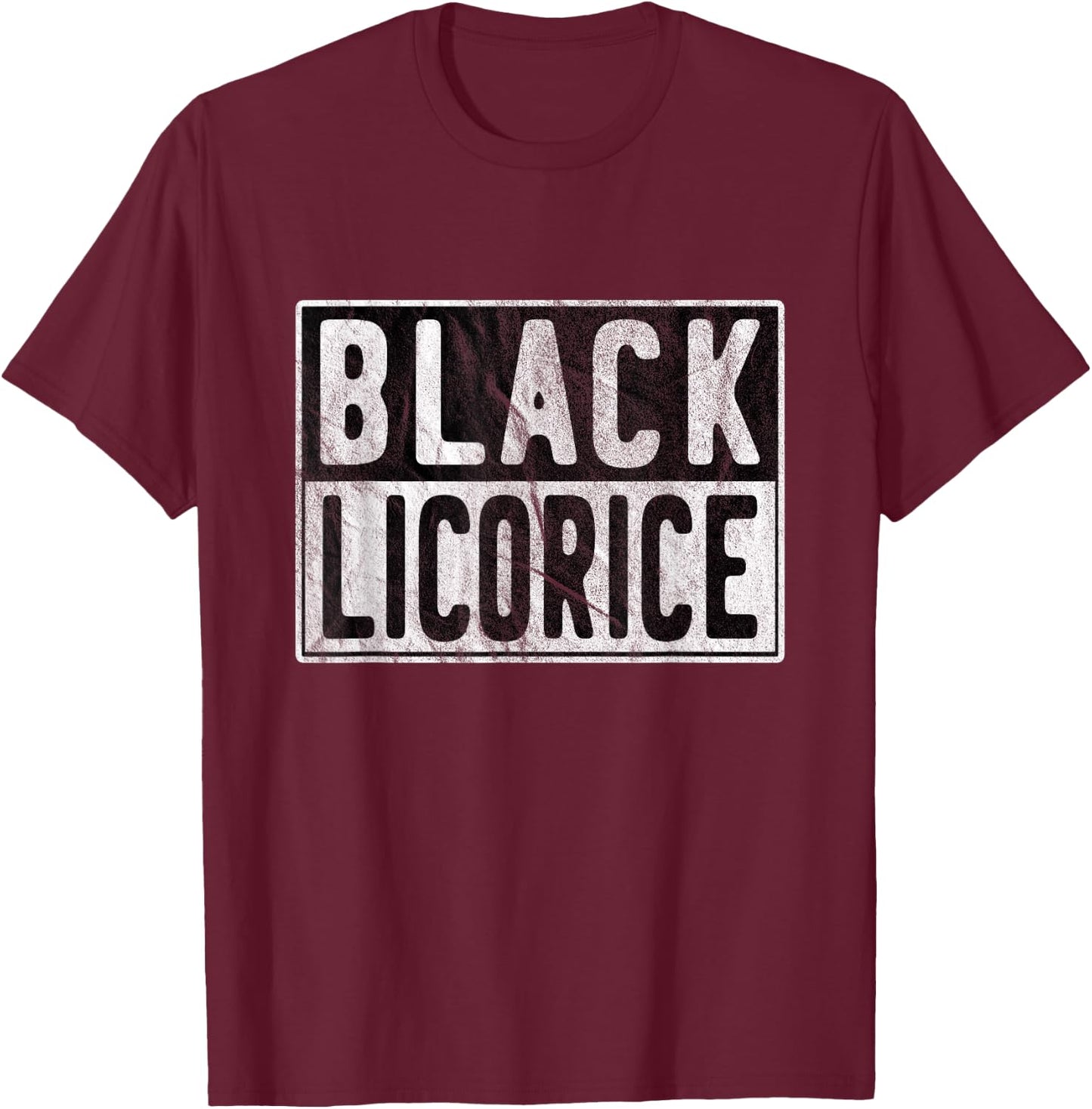 Black Licorice T-Shirt - T-Shirt | Maroon