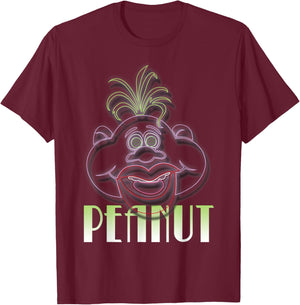 Jeff Dunham Neon Peanut Shirt T-Shirt - T-Shirt | Maroon
