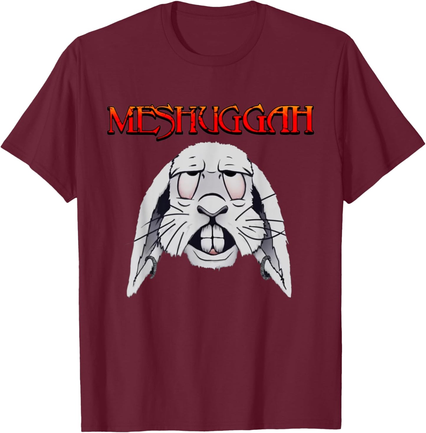 Meshuggah Graphic Design Gifts - Meshuggah Merch T-Shirt - T-Shirt | Maroon