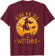 Ride or Die Witches Halloween T-Shirt - T-Shirt | Maroon