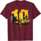 Star Wars Classic Characters Tenth Birthday 10 Years Old T-Shirt - T-Shirt | Maroon