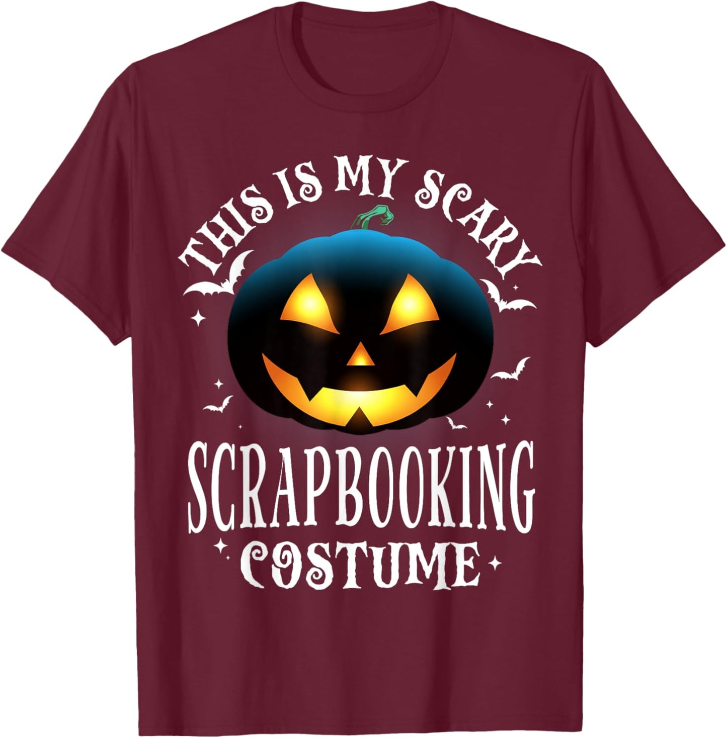 Scrapbooking Halloween Matching Pajama Costume T-Shirt - T-Shirt | Maroon