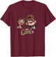 Disney Pixar Up Carl & Ellie Couple Her Carl Distressed T-Shirt - T-Shirt | Maroon