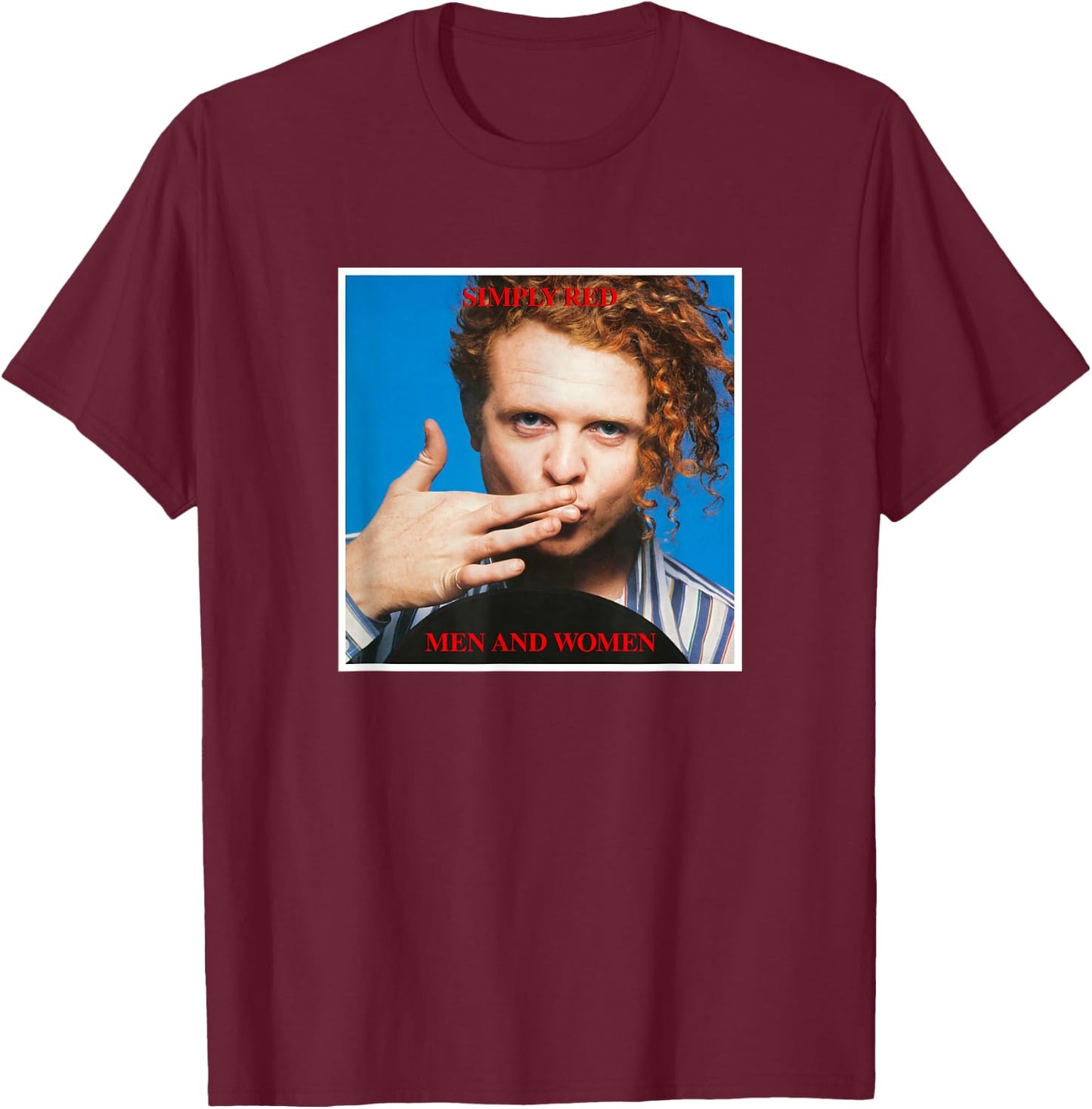 Simply Red "Men and Women" T-Shirt - T-Shirt | Maroon