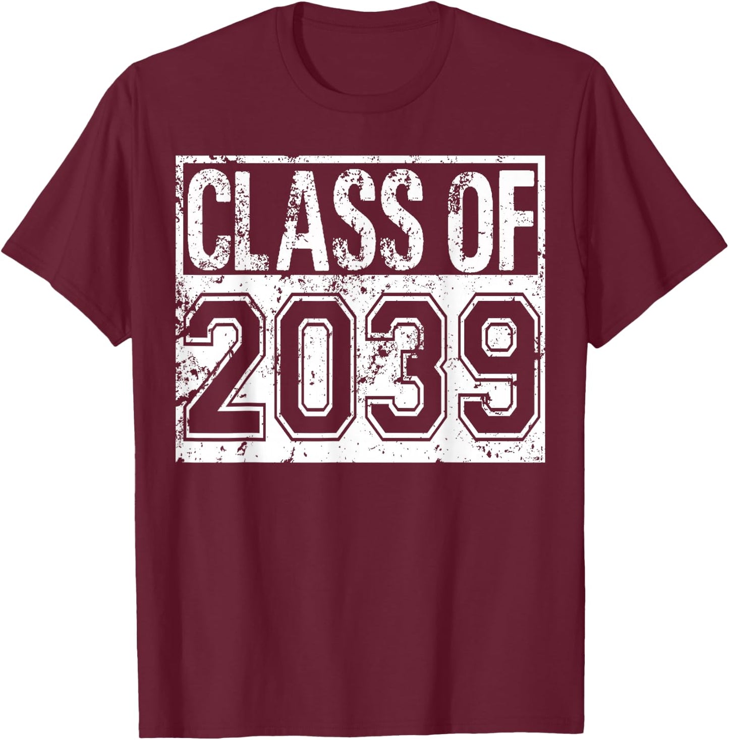 Class of 2039 grow with me T-Shirt - T-Shirt | Maroon