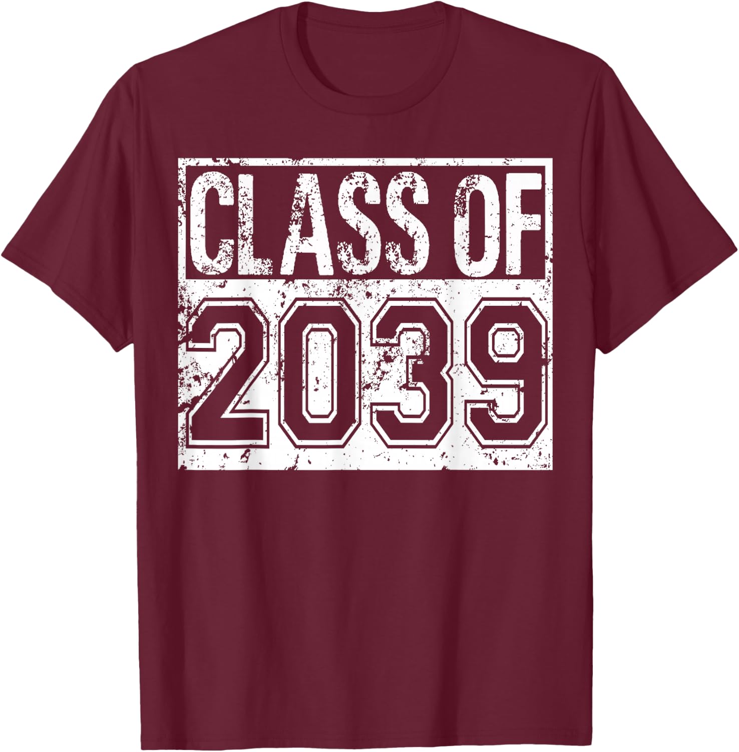 Class of 2039 grow with me T-Shirt - T-Shirt | Maroon
